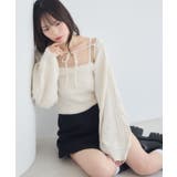 【セットアイテム】ファー付きケーブルニットSET | RETRO GIRL | 詳細画像4