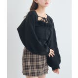BLK1 | 【セットアイテム】ファー付きケーブルニットSET | RETRO GIRL