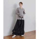 デニム裾フリルスカート | RETRO GIRL | 詳細画像5 