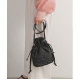 BLK1 | ポコポコ巾着ショルダーBAG | RETRO GIRL