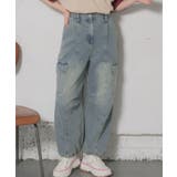 カーゴデニムパンツ | RETRO GIRL | 詳細画像1