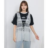 フリル切り替えチュールジレ | RETRO GIRL | 詳細画像6