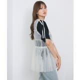 フリル切り替えチュールジレ | RETRO GIRL | 詳細画像7