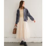 チュール切替SK 【レトロガール】チュールスカート/ロングスカート/フェミニン | RETRO GIRL | 詳細画像10 