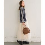 チュール切替SK 【レトロガール】チュールスカート/ロングスカート/フェミニン | RETRO GIRL | 詳細画像12 