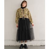 チュール切替SK 【レトロガール】チュールスカート/ロングスカート/フェミニン | RETRO GIRL | 詳細画像20 