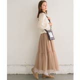 チュール切替SK 【レトロガール】チュールスカート/ロングスカート/フェミニン | RETRO GIRL | 詳細画像29 