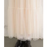 チュール切替SK 【レトロガール】チュールスカート/ロングスカート/フェミニン | RETRO GIRL | 詳細画像9 