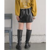 ドット釦FレザーミニSK | RETRO GIRL | 詳細画像11