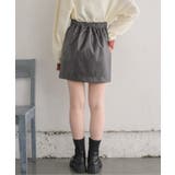 ドット釦FレザーミニSK | RETRO GIRL | 詳細画像19