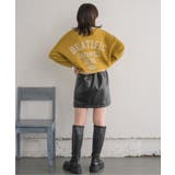 ドット釦FレザーミニSK | RETRO GIRL | 詳細画像5