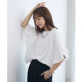 フリルsleeve T-shirt | RETRO GIRL | 詳細画像1
