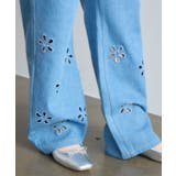 カットワークデニムPT | RETRO GIRL | 詳細画像30