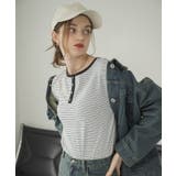 ヘンリーネックカットソー | RETRO GIRL | 詳細画像4