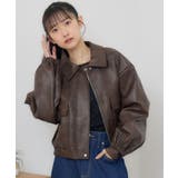 BRN0 | FレザーショートBZ | RETRO GIRL