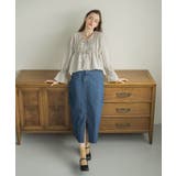 フリンジ切替デニムSK | RETRO GIRL | 詳細画像2 