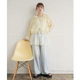 レース切替レイヤードタンク | RETRO GIRL | 詳細画像12 