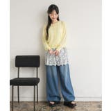 レース切替レイヤードタンク | RETRO GIRL | 詳細画像15 