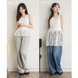 レース切替レイヤードタンク | RETRO GIRL | 詳細画像2 