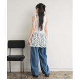 レース切替レイヤードタンク | RETRO GIRL | 詳細画像5 