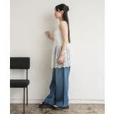 レース切替レイヤードタンク | RETRO GIRL | 詳細画像6 