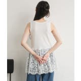 レース切替レイヤードタンク | RETRO GIRL | 詳細画像9 