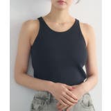 BLK1 | カップ付アメスリタンクトップ | RETRO GIRL