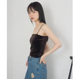 【新色追加】カップ付クロップドキャミ | RETRO GIRL | 詳細画像11