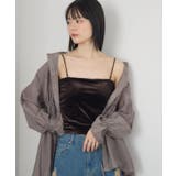 【新色追加】カップ付クロップドキャミ | RETRO GIRL | 詳細画像2