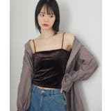【新色追加】カップ付クロップドキャミ | RETRO GIRL | 詳細画像3