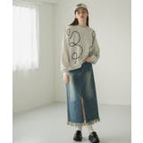 裾フリンジデニムSK | RETRO GIRL | 詳細画像2