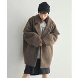 【WEB限定】ループボアテーラードコート | RETRO GIRL | 詳細画像16 