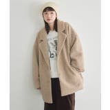 【WEB限定】ループボアテーラードコート | RETRO GIRL | 詳細画像21 