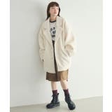 【WEB限定】ループボアテーラードコート | RETRO GIRL | 詳細画像27 