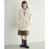 【WEB限定】ループボアテーラードコート | RETRO GIRL | 詳細画像31 