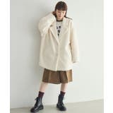 【WEB限定】ループボアテーラードコート | RETRO GIRL | 詳細画像32 