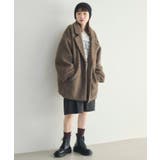 【WEB限定】ループボアテーラードコート | RETRO GIRL | 詳細画像44 