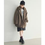 【WEB限定】ループボアテーラードコート | RETRO GIRL | 詳細画像45 