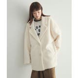 【WEB限定】ループボアテーラードコート | RETRO GIRL | 詳細画像5 