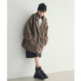 【WEB限定】ループボアテーラードコート | RETRO GIRL | 詳細画像50 