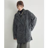 【WEB限定】シャギーダブルブレストコート | RETRO GIRL | 詳細画像12 