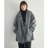 【WEB限定】シャギーダブルブレストコート | RETRO GIRL | 詳細画像13 