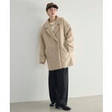 【WEB限定】シャギーダブルブレストコート | RETRO GIRL | 詳細画像30 