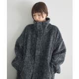 【WEB限定】シャギースタンドカラーコート | RETRO GIRL | 詳細画像1