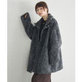 【WEB限定】シャギースタンドカラーコート | RETRO GIRL | 詳細画像16