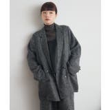 【WEB限定】ツイードダブルブレストテーラー | RETRO GIRL | 詳細画像4 