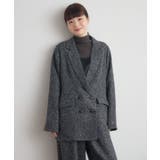 【WEB限定】ツイードダブルブレストテーラー | RETRO GIRL | 詳細画像7 