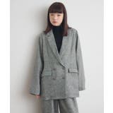 【WEB限定】ツイードダブルブレストテーラー | RETRO GIRL | 詳細画像8 