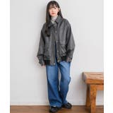 Fレザーブルゾン | RETRO GIRL | 詳細画像10 