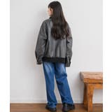 Fレザーブルゾン | RETRO GIRL | 詳細画像12 